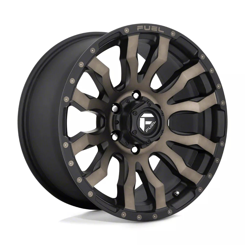 ~(55 lbs. 25X25X15)~ BLITZ 22x12 6x135.00 MATTE BLACK DOUBLE DARK TINT (-44 mm)