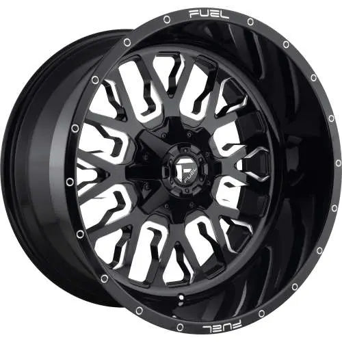 ~(54 lbs. 25X25X15)~ STROKE 22x12 5x114.30/5x127.00 GLOSS BLACK MILLED (-44 mm)