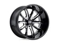 ~(60 lbs. 25X25X15)~ BLITZ 22x12 8x165.10 MATTE BLACK DOUBLE DARK TINT (-44 mm)