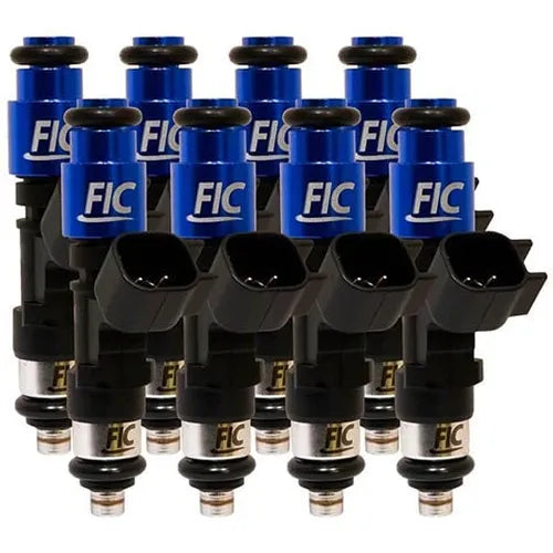 Fuel Injector Clinic 650cc (62 lbs/hr at 43.5 PSI fuel pressure) FIC Fuel Injector Clinic Injector Set for Mustang GT (1987-2004)/ Cobra (1993-1998)(High-Z)