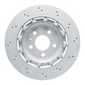 R1 Concepts Hi-Carbon Alloy GEOMET Coated Rotor - Drilled Fits Audi RS5