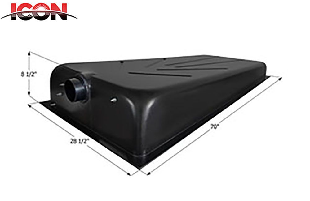 HT543-ED,70X28-1/2X8-1/2,48 GAL