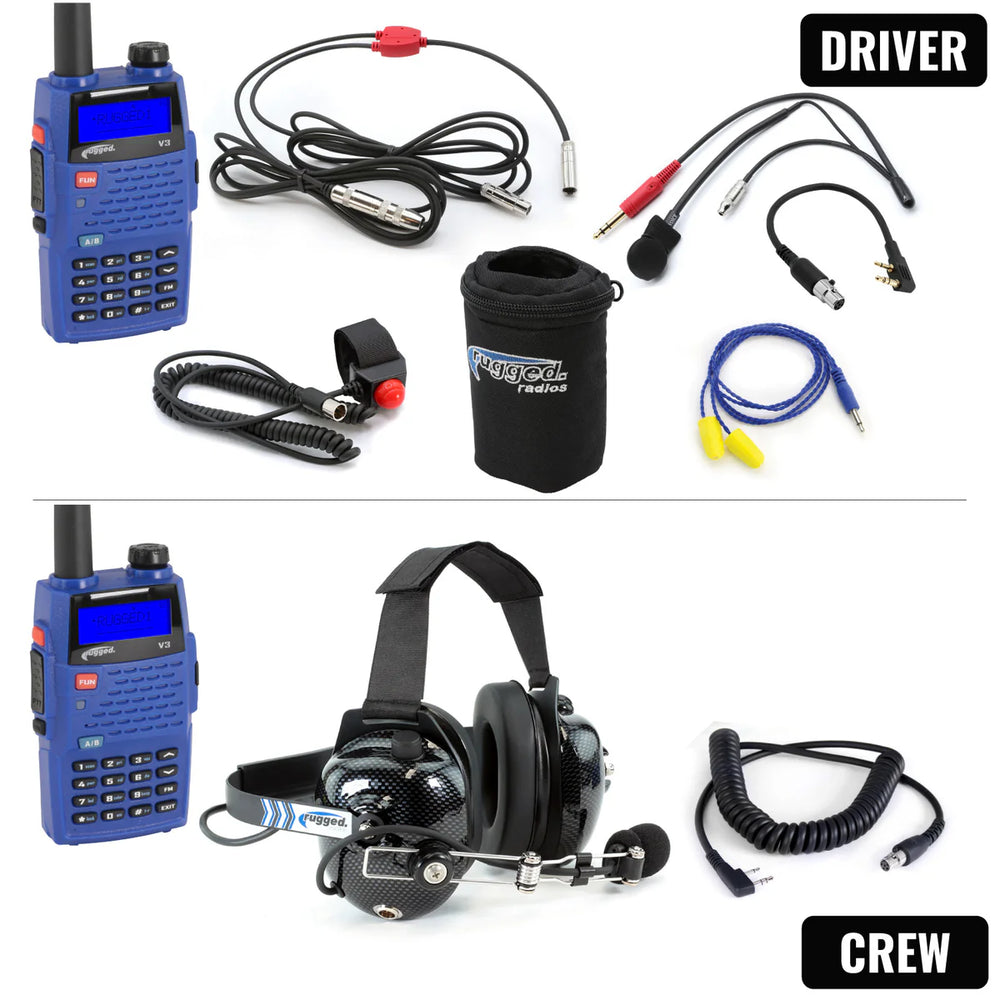 NASCAR RACING SYSTEM WITH V3 HANDHELD RADIOS (UHF VHF) UNIVERSAL UNIVERSAL UNIVERSAL