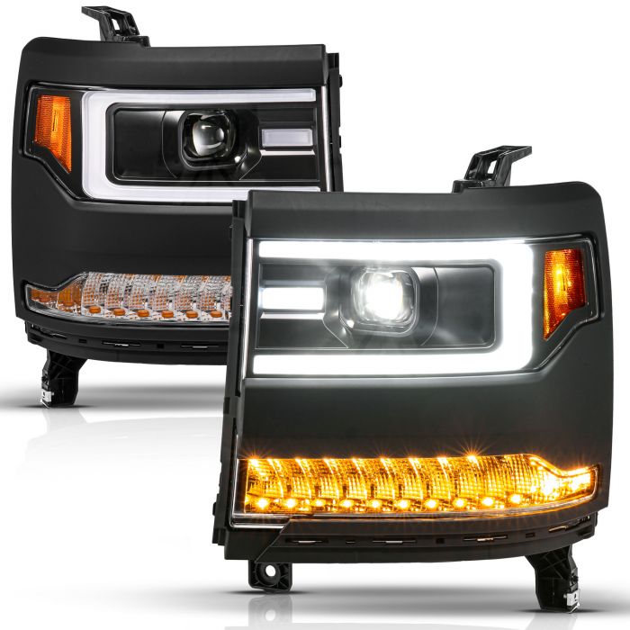 ANZO black headlights