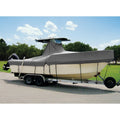 HOT SHOT BOAT COVERCENTER CONS TTOP OB 22FT5IN23FT4IN X 102GREY