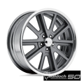 VN407 COBRA SL 17X8 5X4.75 GRY +0