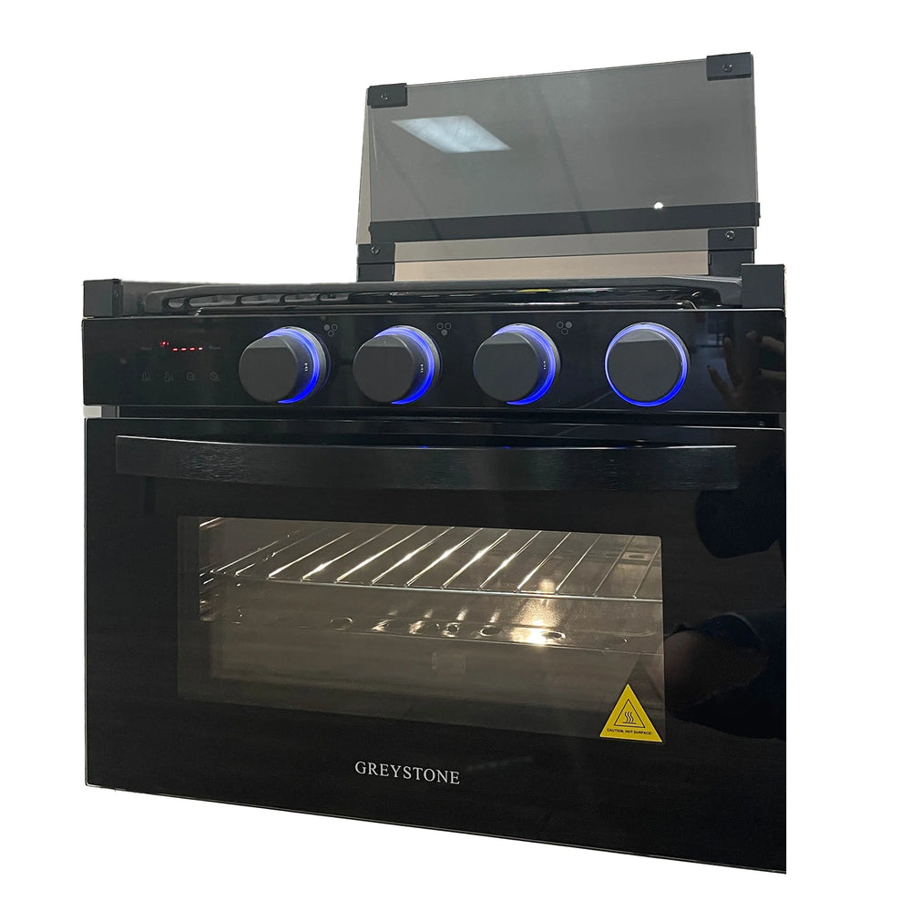GREYSTONE 17" BLACK, 2 IN 1 GAS RAN