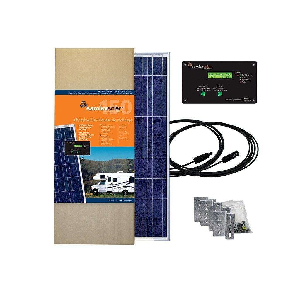 SOLAR CHARGING KIT 150 WATTS WITH 30A CHARGE CONTROLLER