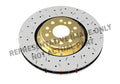DBA 94-04 Ford Mustang Cobra Premium Front Drilled & Slotted 5000 Series Rotor w/ Black Hat