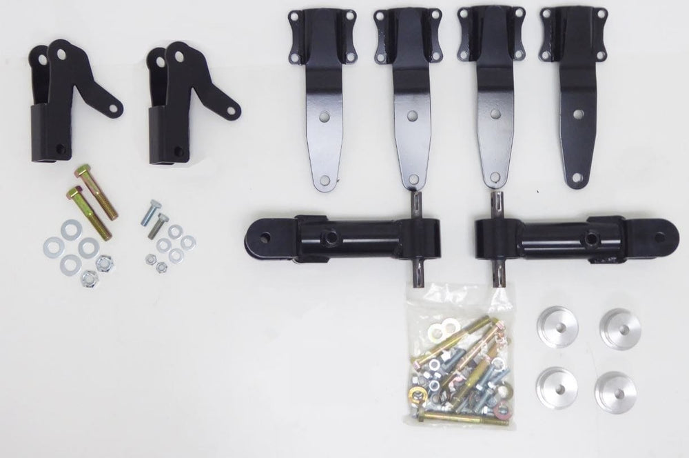 ~(29 lbs. 15X12X7)~ magnetic ride adapter kit (clamshell adapters rear shock extensions etc.)