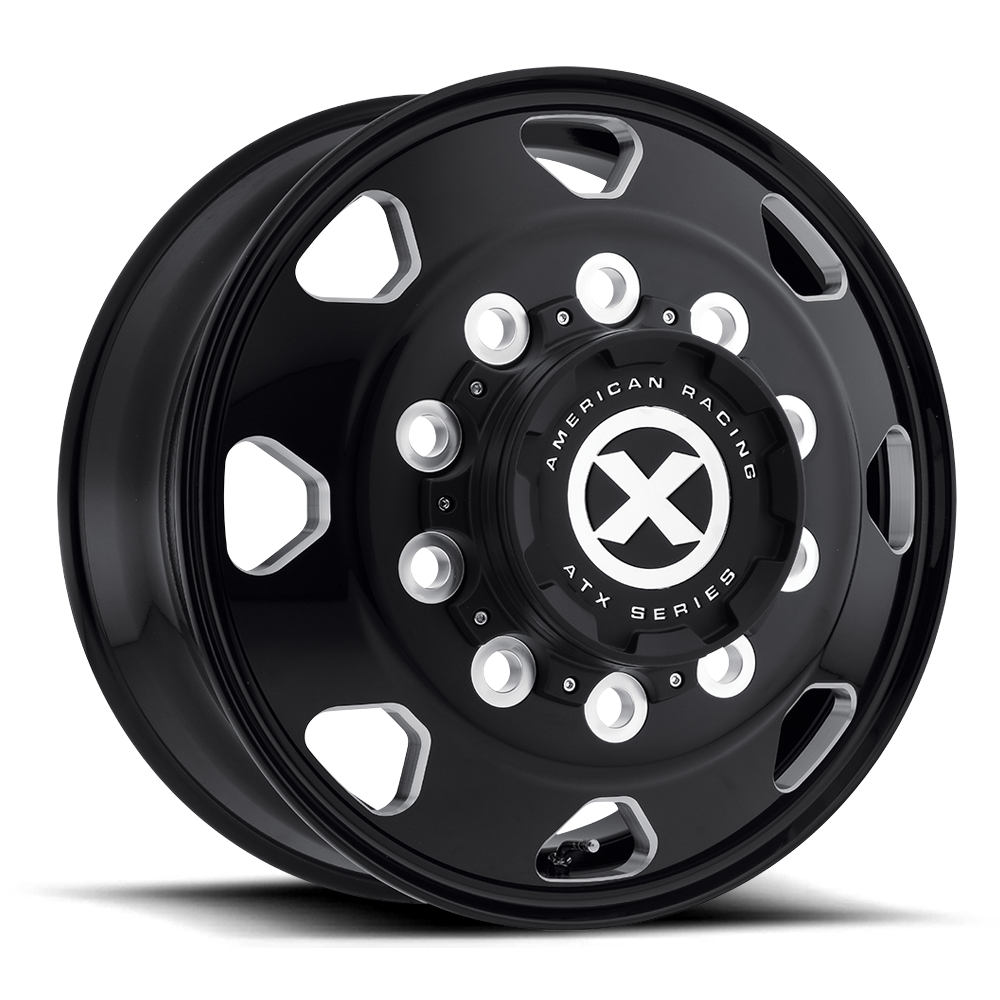 AO401 17.5X6.75 8X6.5 G-BLK MILL 0M