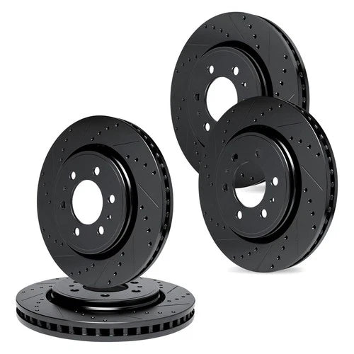 R1 Concepts Brake Rotor- D/S - Black Fits Dodge Viper