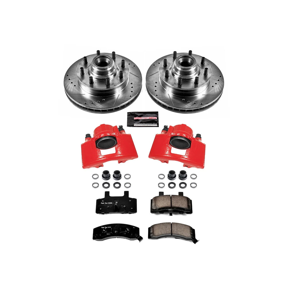 Power Stop 94-99 Chevrolet C1500 Suburban Z23 Evolution Kit w/ Calipers - Front