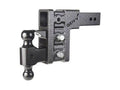 GEN-Y Hitch 2.5" Offset Shank 3" Rise 12" Drop 3.5K Tw 32K Hitch w/Dual-Ball and Pintle Lock - GH-1926