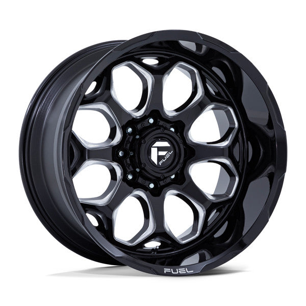 D862 22X12 6X5.5 G-BLK MILL -44MM