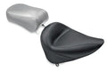 Mustang 84-06 Harley Standard Rear Tire Standard Touring Solo Seat w/Driver Backrest Studs - Black