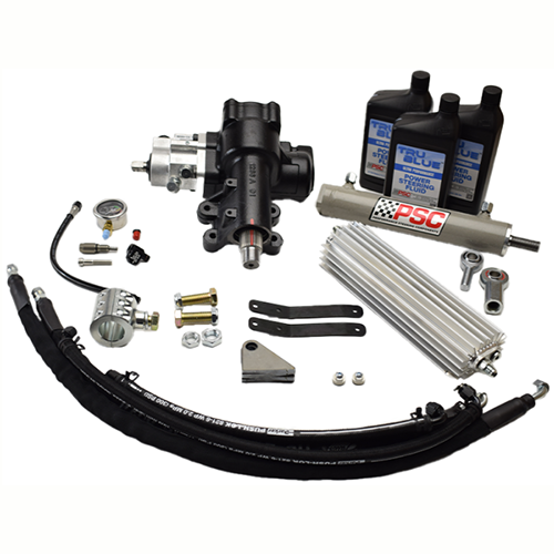 Cylinder Assist Steering Kit weld-on 6.75 afm axle 1.375 tie rod Gladiator JT/Wrangler EHPS