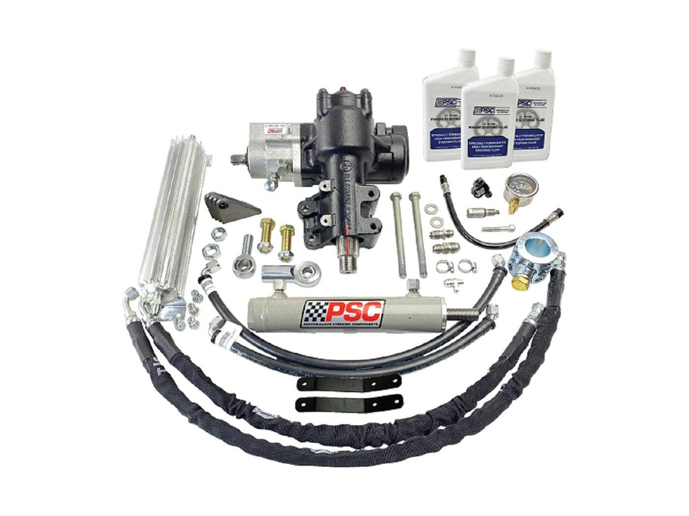 Cylinder Assist Steering Kit weld-on 8.0 afm axle 1.5 tie rod Gladiator JT/Wrangler EHPS