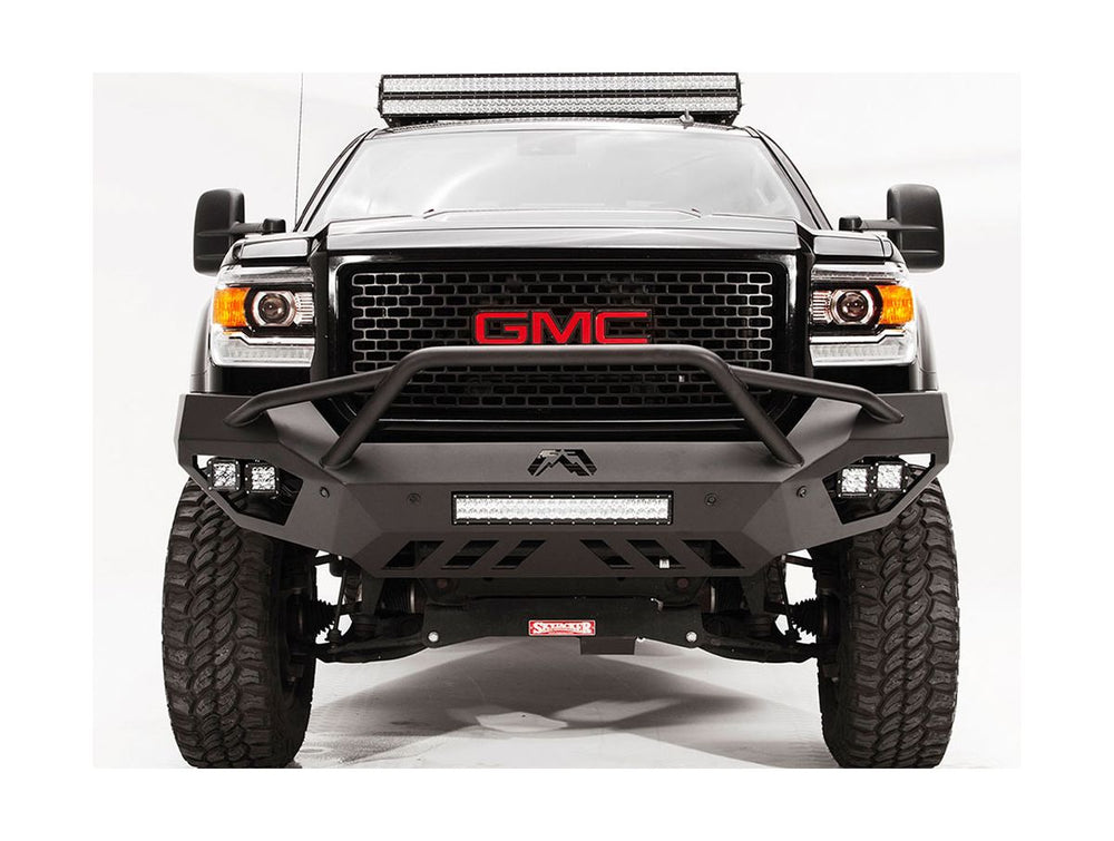 15C SIERRA 2500/3500HD VENGEANCE FRONT SENSOR BUMPER W/ PRERUNNER GUARD BARE S