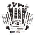 RLS - 6 Coil Spring Lift Kit with Falcon 1.1 Monotube Front Rear Shocks Radius Arms Dual Steering Stabilizer and Front Track Bar Bracket Fits Ford F250 F350 Diesel 2023-2024