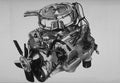 Eagle Chevy 327 3.250in Crank 6.000in 5140 Steel I-Beam Rods 4.060in Pistons Rotating Assembly
