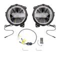 18C JEEP WRANGLER; 20C GLADIATOR 9IN PREMIUM CHASING LED HEADLIGHTS FITS SEL