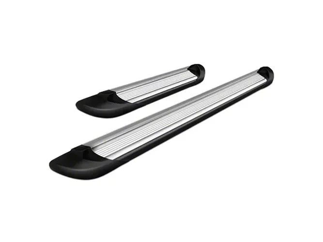 SILVER TRANSPORTER RUNNING BOARDS