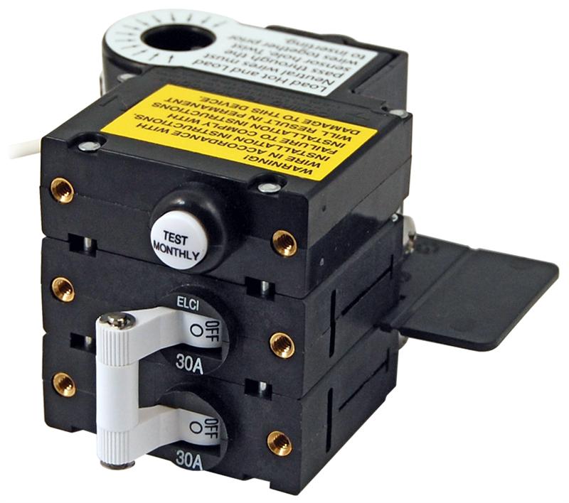 ELCI 120VAC 30A 2 POLE 30MA IP TOGG