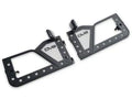 DV8 Offroad Jeep 18+ Wrangler JL / 20+ Gladiator JT Front Rock Doors w/ Perforated Aluminum Mesh