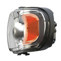 PETERBILT 388/389/567/589 9600 12V LED HEATED HEADLIGHT RIGHT CHROME BEZEL(SINGLE HARNESS AVAILABLE)