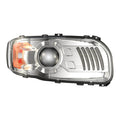 PETERBILT 388/389/567/589 9600 12V LED HEATED HEADLIGHT LEFT CHROME BEZEL(SINGLE HARNESS AVAILABLE)