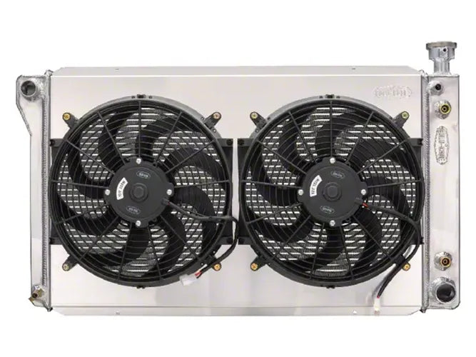 88-98 GM 1500 P/U 5.3L Radiator w/Dual 14in Fan