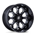 D862 22X12 5X5.0 G-BLK MILL -44MM