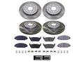 Power Stop 19-23 Ram 1500 Front and Rear Semi-Coated Rotor Kit