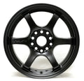 Gram Lights 57DR 18x9.5 +38 5x114.3 Semi Gloss Black Wheel