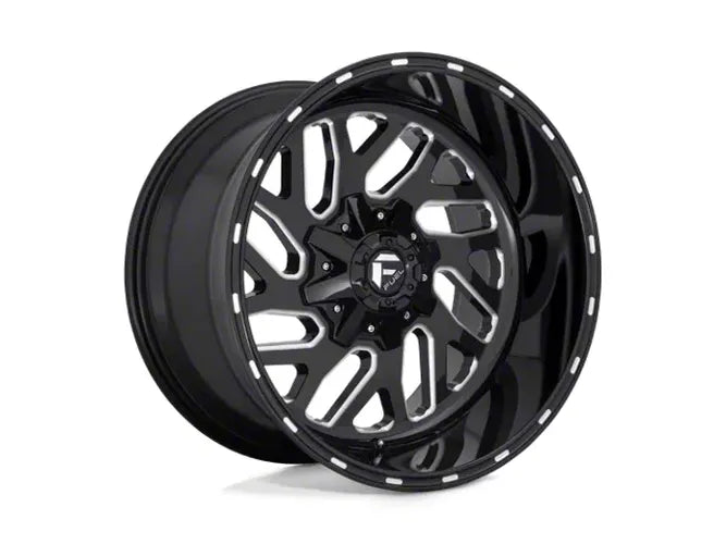 ~(54 lbs. 25X25X17)~ TRITON 22x14 8x170.00 GLOSS BLACK MILLED (-75 mm)