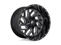 ~(54 lbs. 25X25X17)~ TRITON 22x14 8x170.00 GLOSS BLACK MILLED (-75 mm)