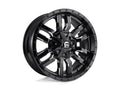 ~(52 lbs. 25X25X13)~ SLEDGE 22x10 8x170.00 GLOSS BLACK MILLED (-18 mm)