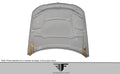 2006-2008 BMW 3 Series E90 4DR AF-1 Hood ( GFK ) - 1 Piece