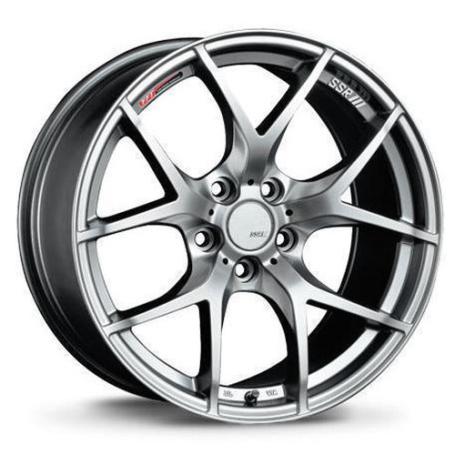 SSR GTV03 18x8.5 40 5x114.3 Glare Silver