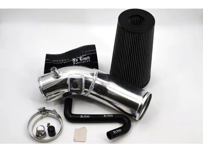 6.0 Cold Air Intake Polished Oiled Filter for Mod Turbo 5 Inlet