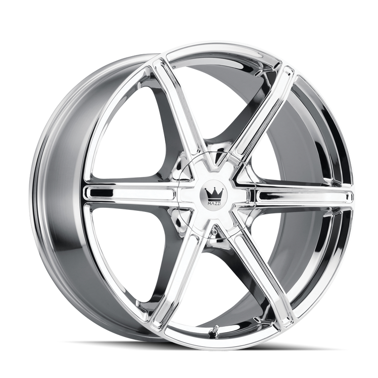 ~(49 lbs. 26X26X11)~ STILTS (371) CHROME 24X9.5 6-135/6-139.7 30mm 106mm