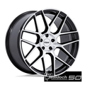 TSW TW002 22X9 5X112 G-BLK-MCH 27MM - TW002BD22905727