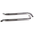 SIDE EXHAUST CHROME 70IN