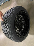 D581 22X12 5X5.5/150 GL-BLK-MIL -43