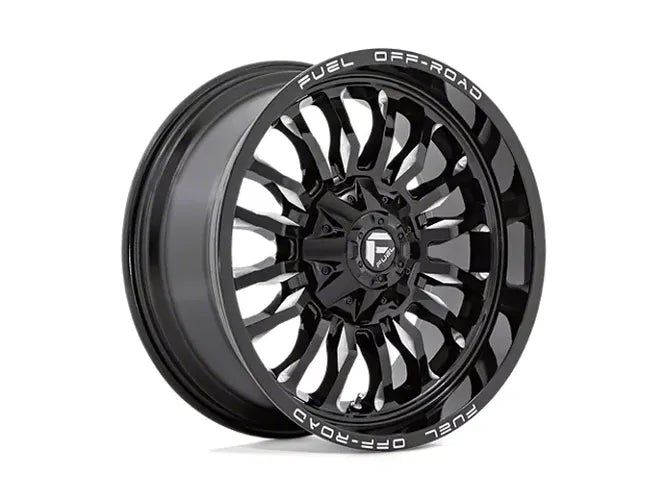 D795 22X10 8X180 G-BLK-MILL -18MM
