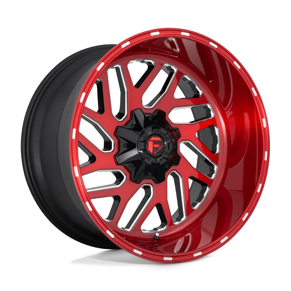 D691 22X12 8X170 BRSH-RED-MIL -43MM