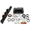 ~(1.3 lbs. 8X6X6)~ 98-02 DODGE CUMMINS EV2 Black Face/Red Pointer/Black Bezel Pyro-Boost-Pillar