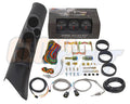 ~(1.3 lbs. 8X6X6)~ 98-02 DODGE CUMMINS EV2 Black Face/Red Pointer/Black Bezel Pyro-Boost-Pillar