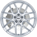 TSW TW002 22X9 5X115 G-SLV-MACH 15MM - TW002SD22901515